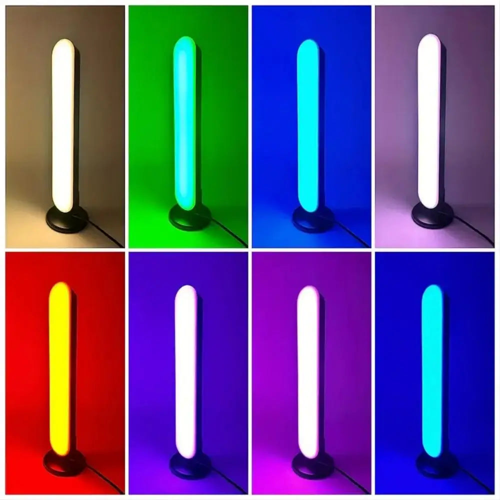 Barra de luz LED USB RGB, cambiable de color, sinfonía, con control remoto