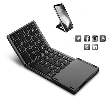 Teclado Bluetooth Plegable: Ligero, Versátil y Portátil