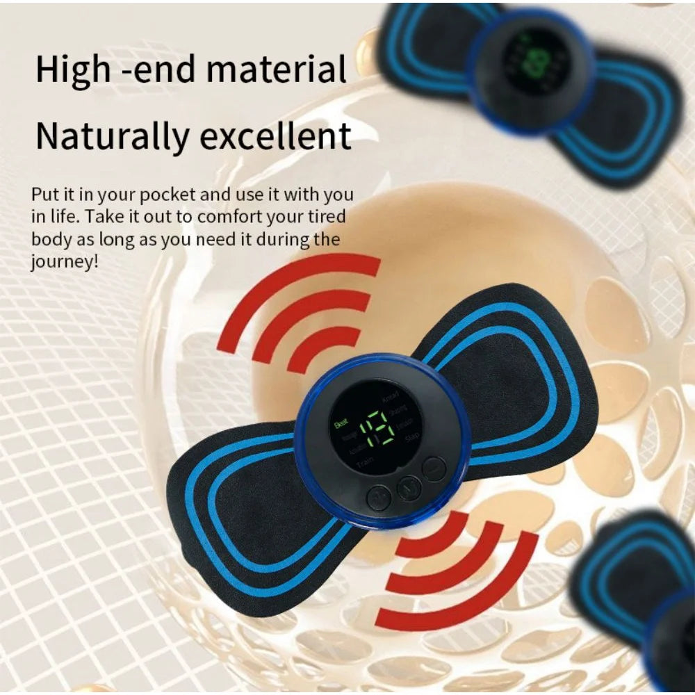 Mini Cervical Muscle Massager with Electric Pulse